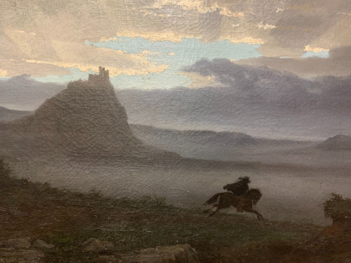 Alberto Pasini (attr.) - paesaggio con uomo che fugge- 1830 ca -photo-2