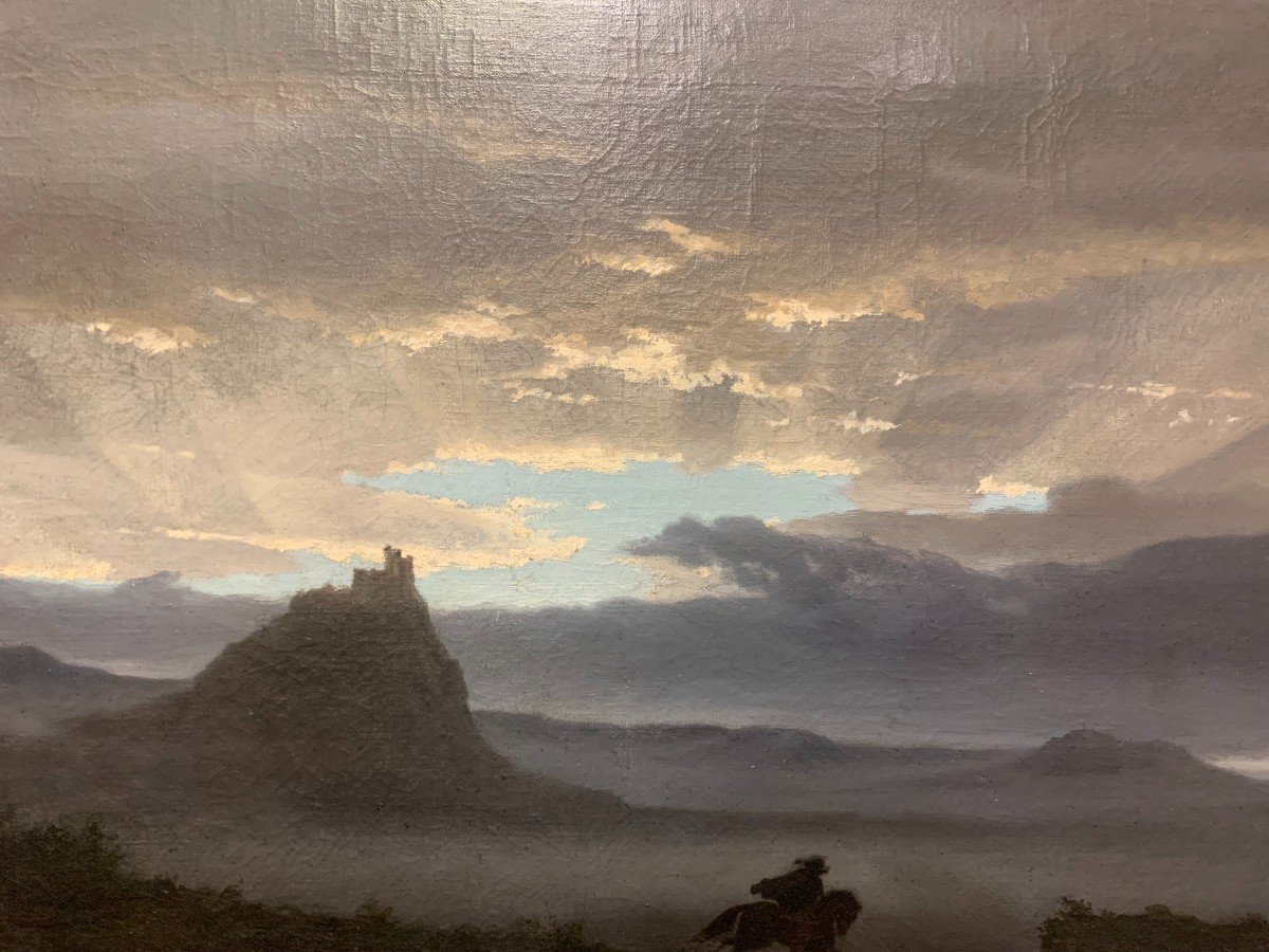 Alberto Pasini (attr.) - paesaggio con uomo che fugge- 1830 ca -photo-3