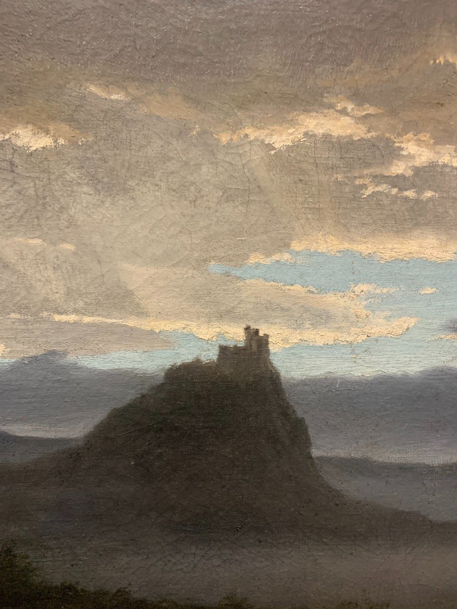 Alberto Pasini (attr.) - paesaggio con uomo che fugge- 1830 ca -photo-4