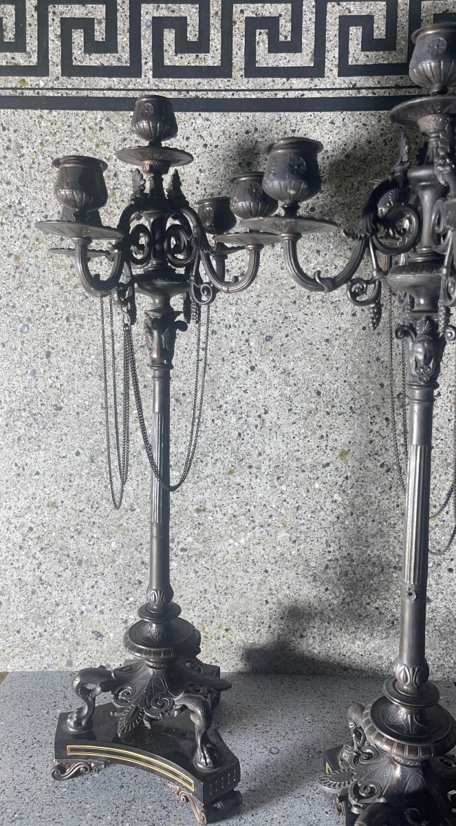 Coppia di candelabri