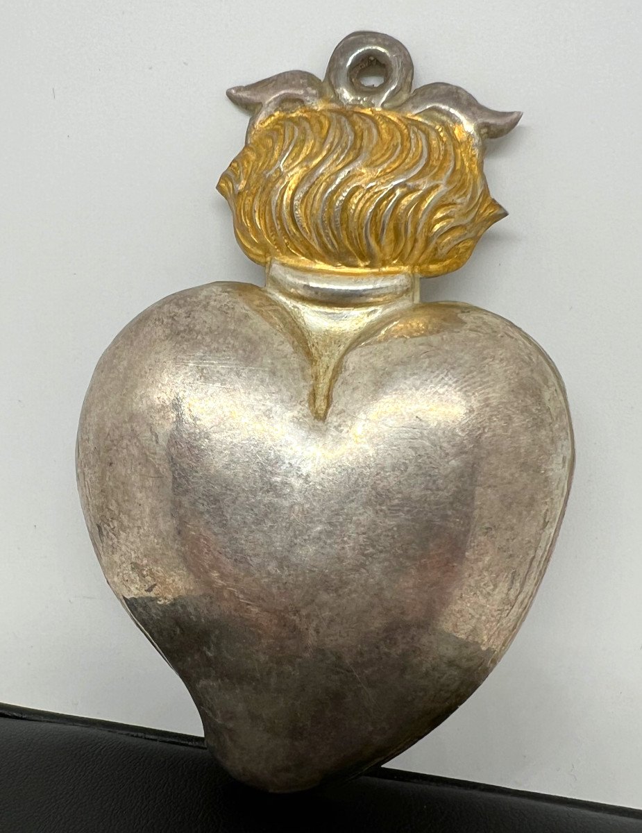 Sacro Cuore in argento Napoli XVIII sec