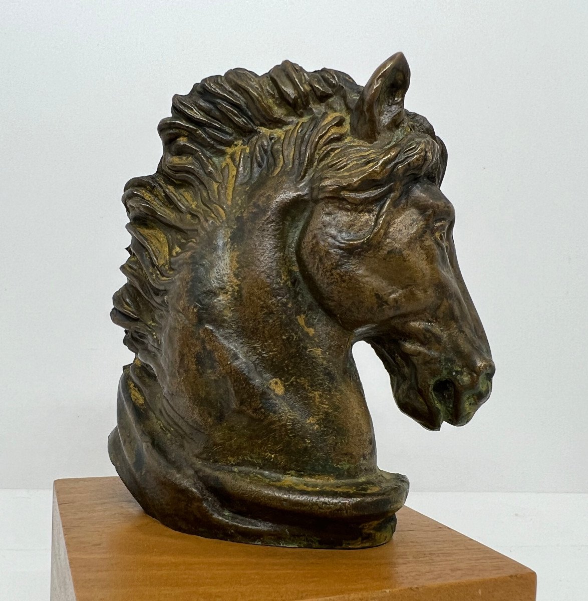 Il cavallo di Ulisse bronzo XX sec.-photo-1