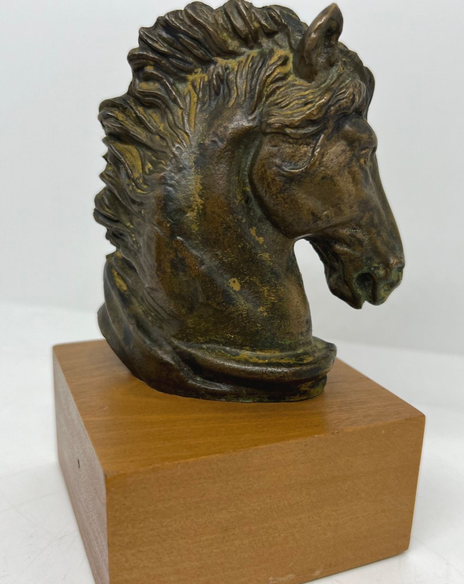 Il cavallo di Ulisse bronzo XX sec.-photo-5