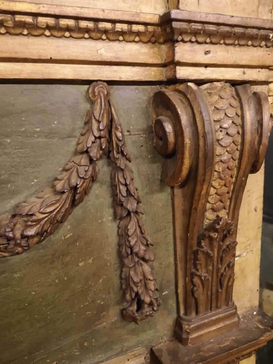 Specchiera Fondosala in legno laccato-photo-1