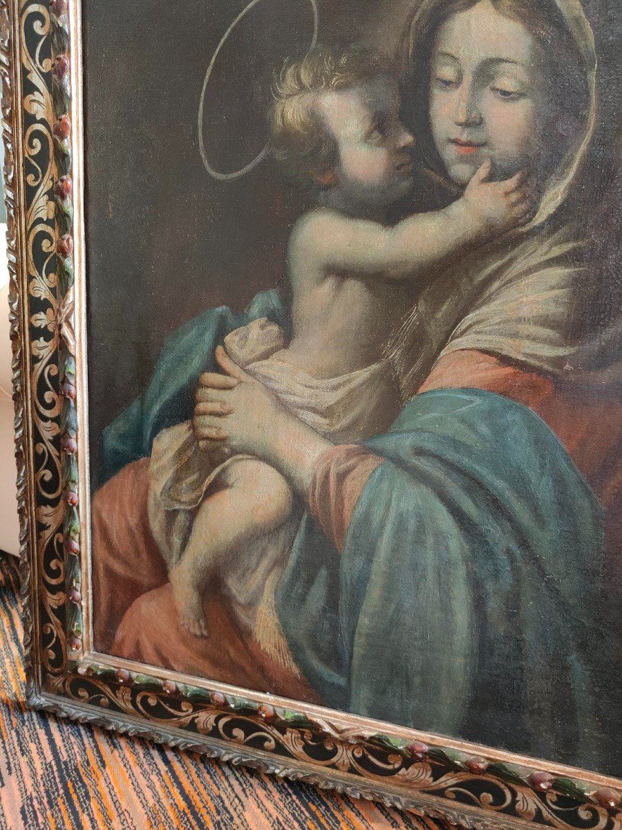 Dipinto, Madonna con bambino, epoca: XVIII secolo-photo-1