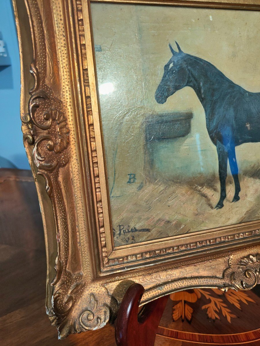 Dipinto inglese raffigurante cavallo-photo-1