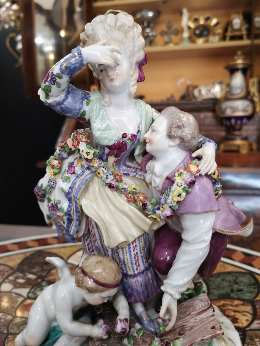 Groupe De Porcelaine De Meissen-photo-1