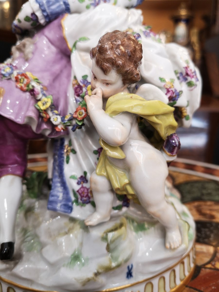 Groupe De Porcelaine De Meissen-photo-4