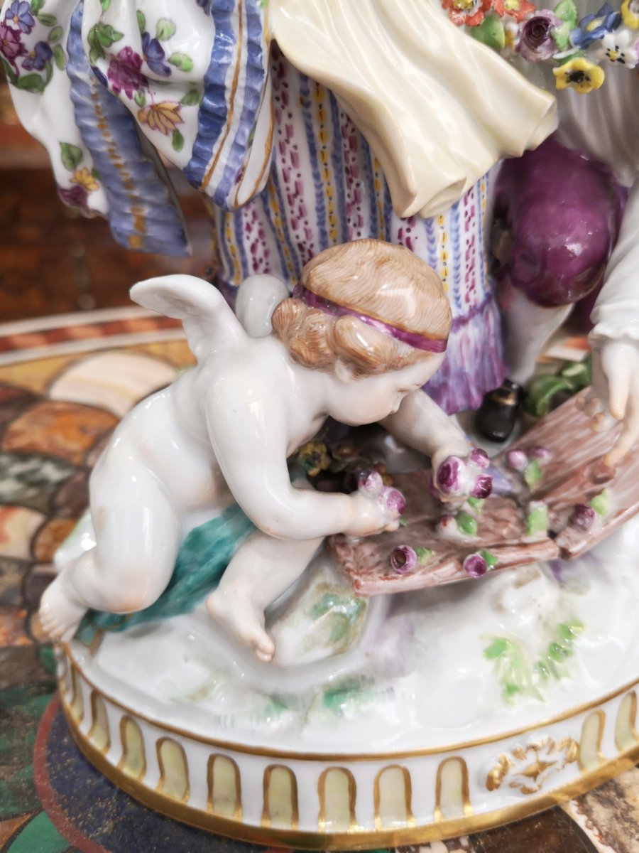 Groupe De Porcelaine De Meissen-photo-5