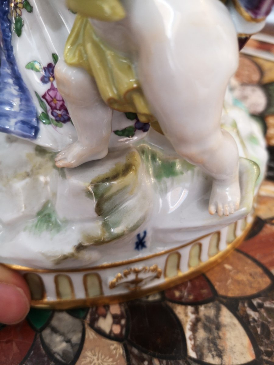 Groupe De Porcelaine De Meissen-photo-6