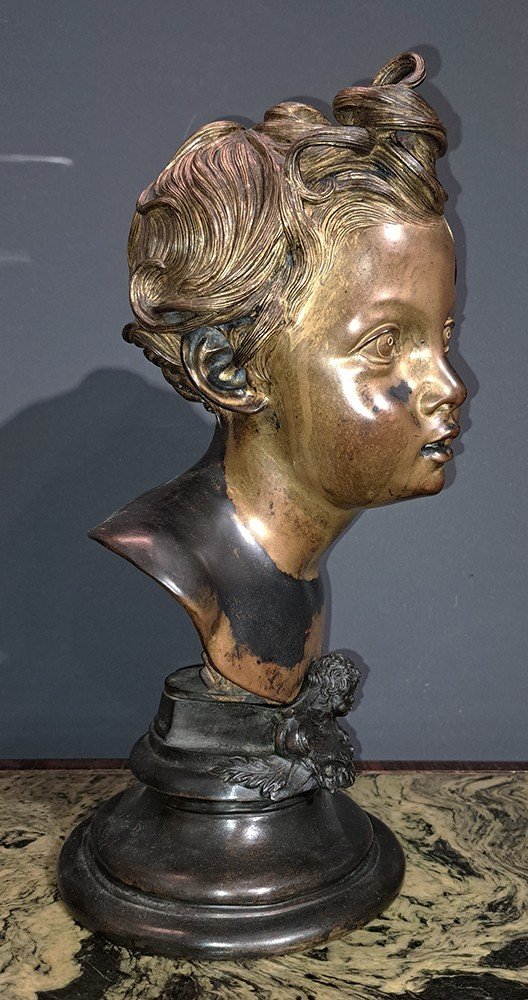 Piccolo busto in bronzo-photo-2