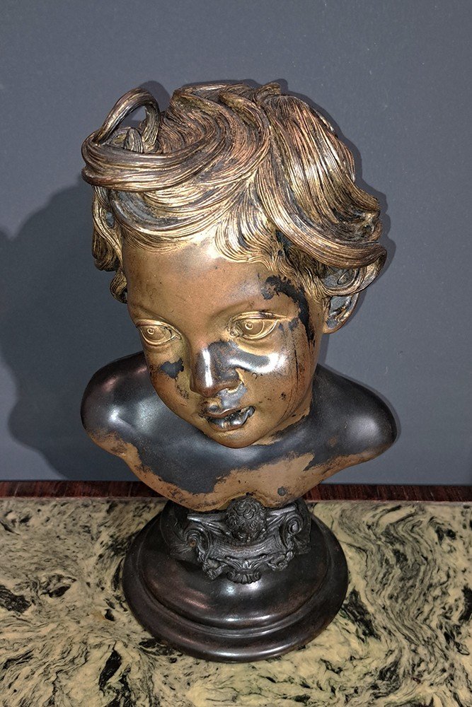 Piccolo busto in bronzo-photo-3