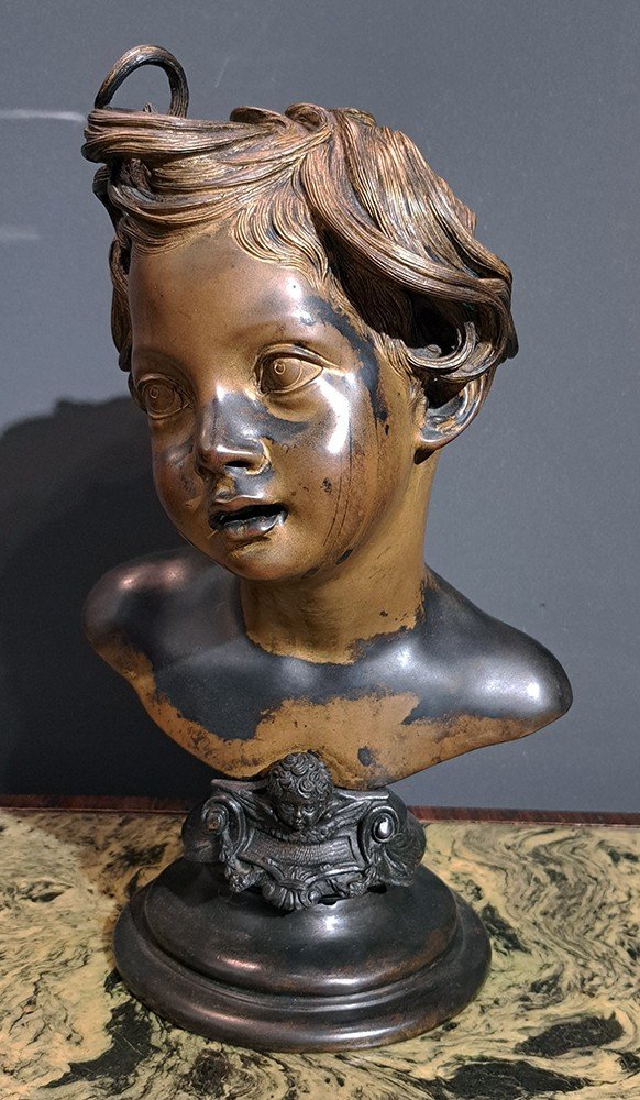 Piccolo busto in bronzo