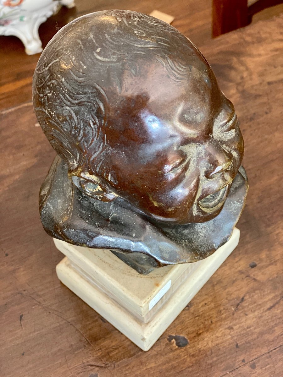 Bronze sculpture, signed Vincenzo Balestrieri, late 19th-early 20th century.-photo-2