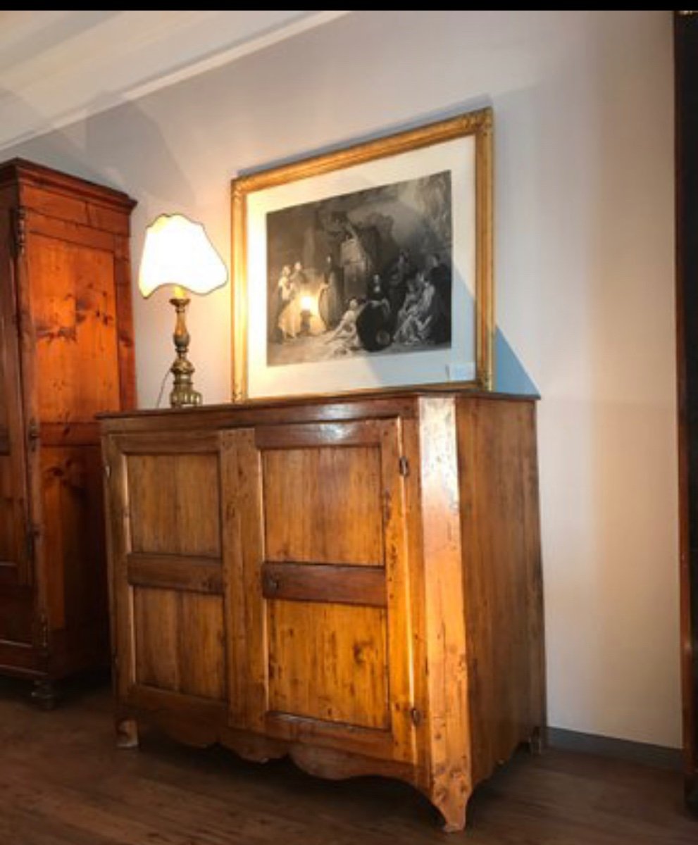 Credenza in legno di Gattice . Siena fine '700.-photo-2