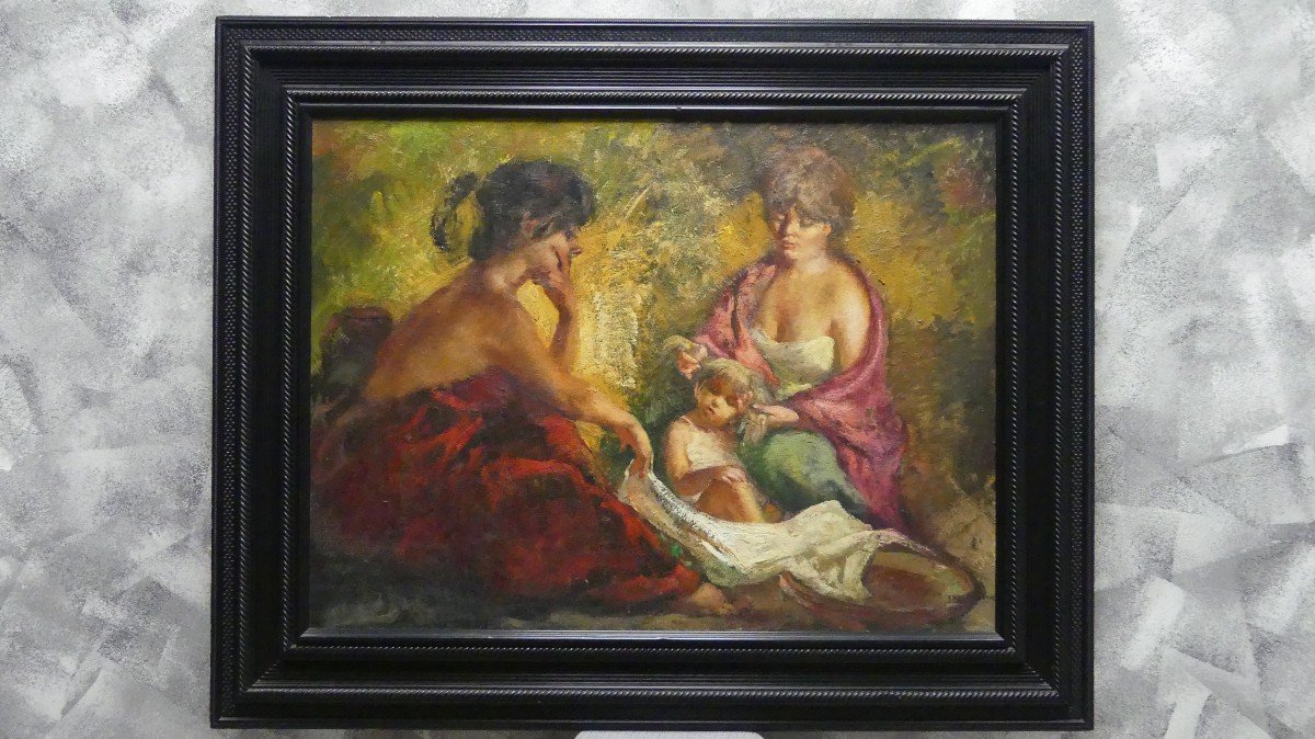 Amadeo Freixas Vivo 1947 " LAS HERMANAS"-photo-2