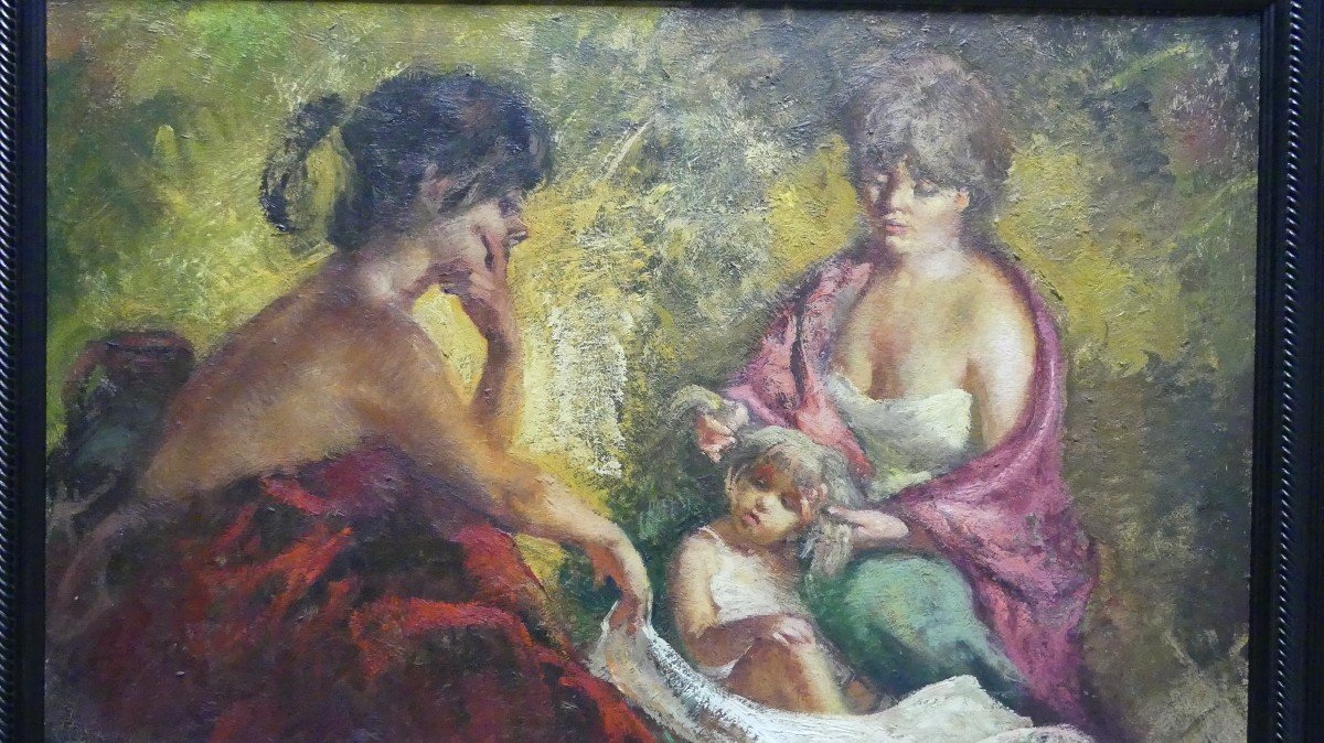 Amadeo Freixas Vivo 1947 " LAS HERMANAS"-photo-3