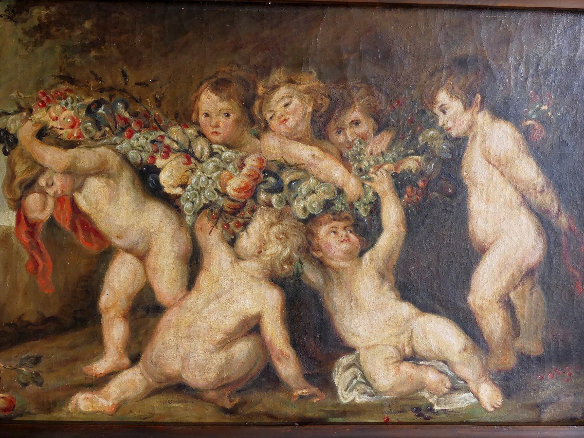 DA Peter Paul Rubens " GHIRLANDA DI FRUTTA"-photo-1