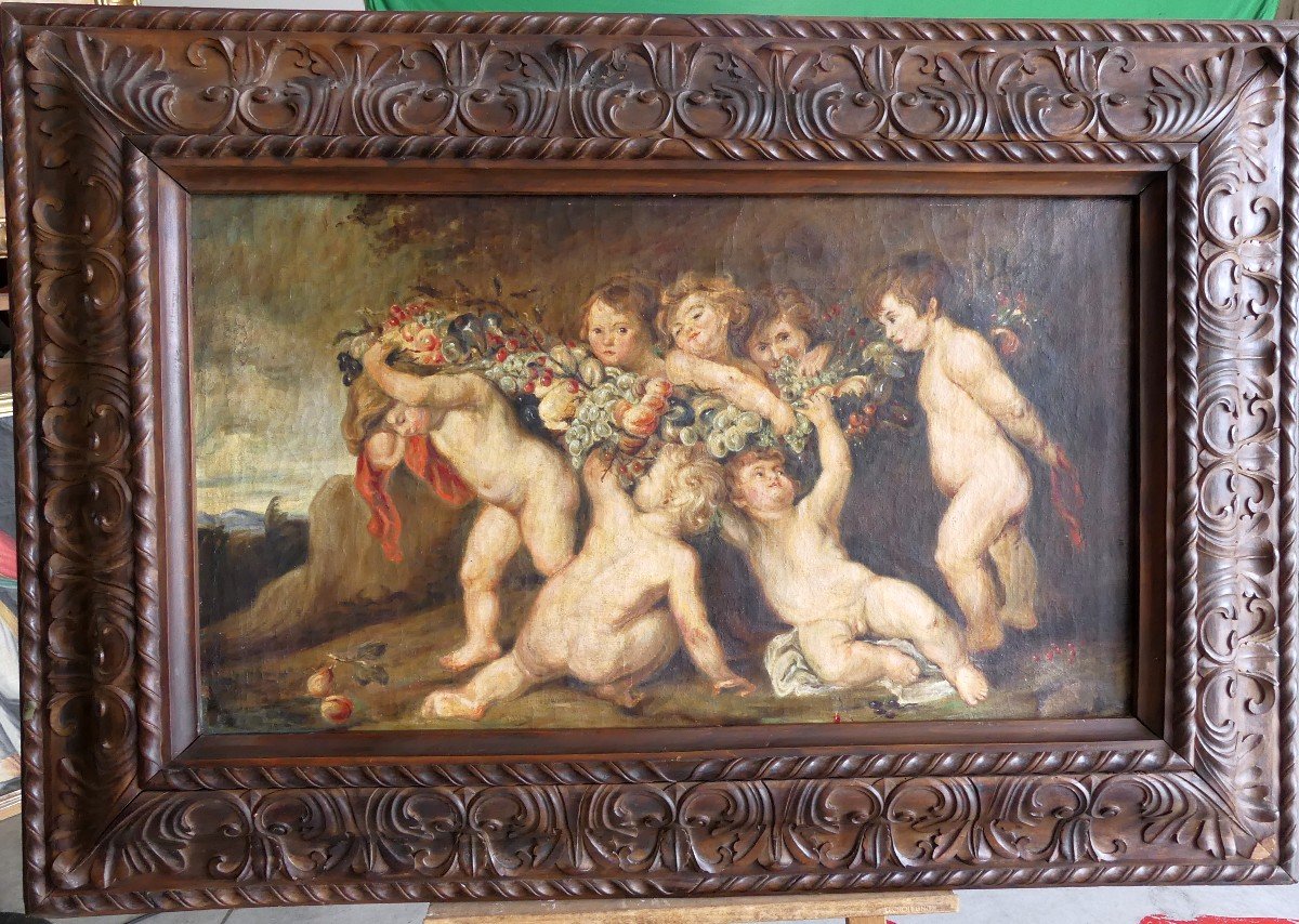 DA Peter Paul Rubens " GHIRLANDA DI FRUTTA"