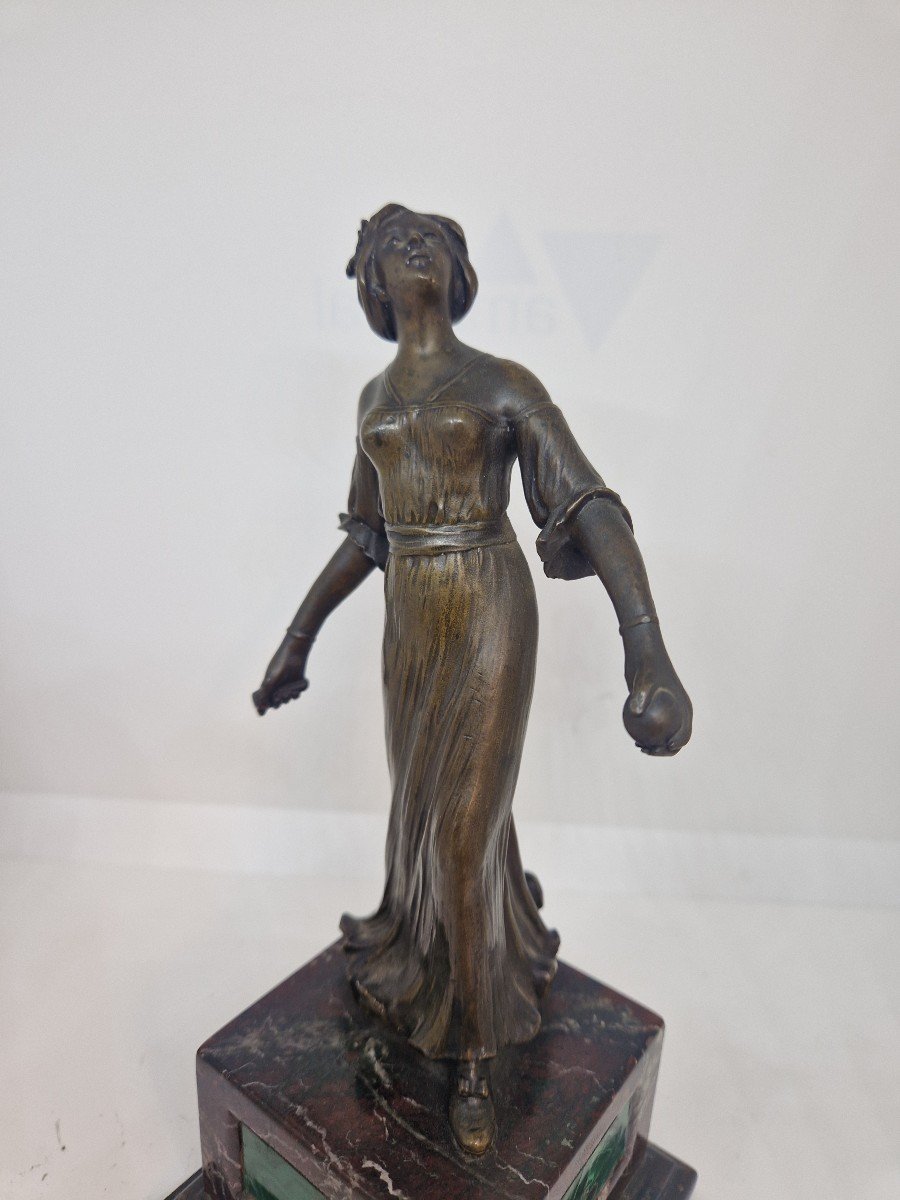 Bronzo francese epoca liberty-photo-2