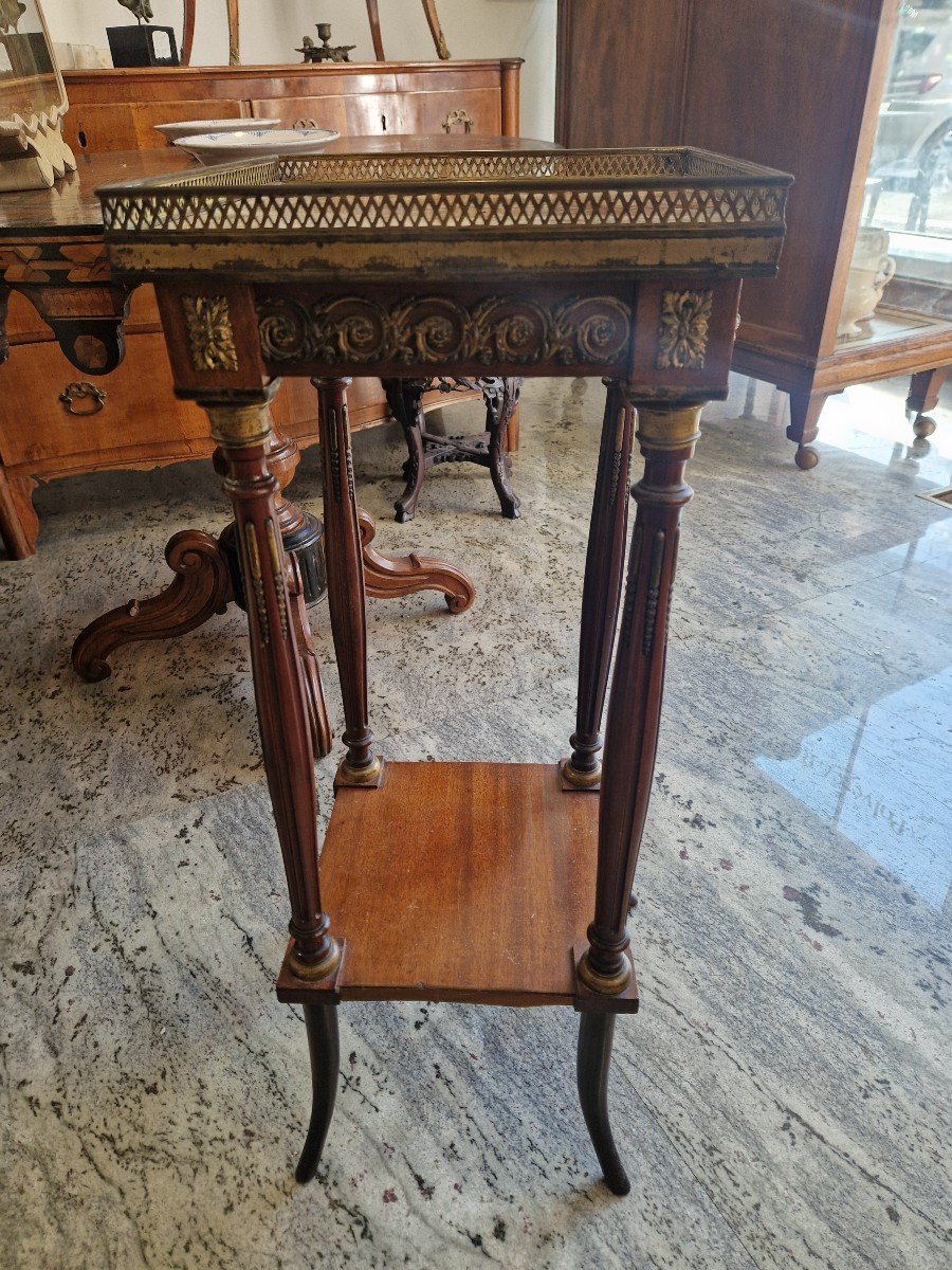 Gueridon lamp table in mogano Francia Napoleon III-photo-4