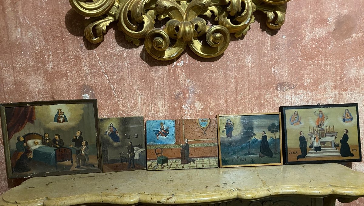 Collezione di ex voto/grazia ricevuta 