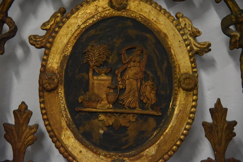 Miroir toscan antique des années 1700-photo-3