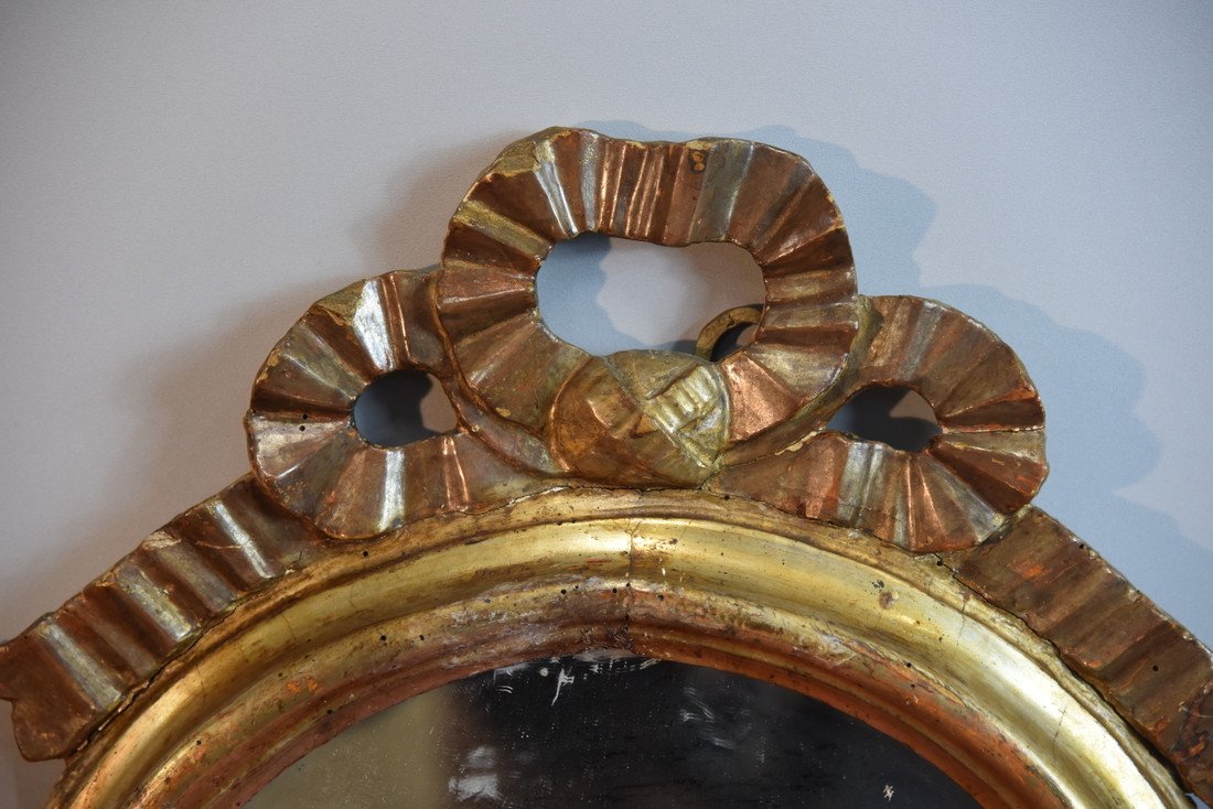 Ancienne Paire De Miroirs Du 18ème Siècle-photo-2