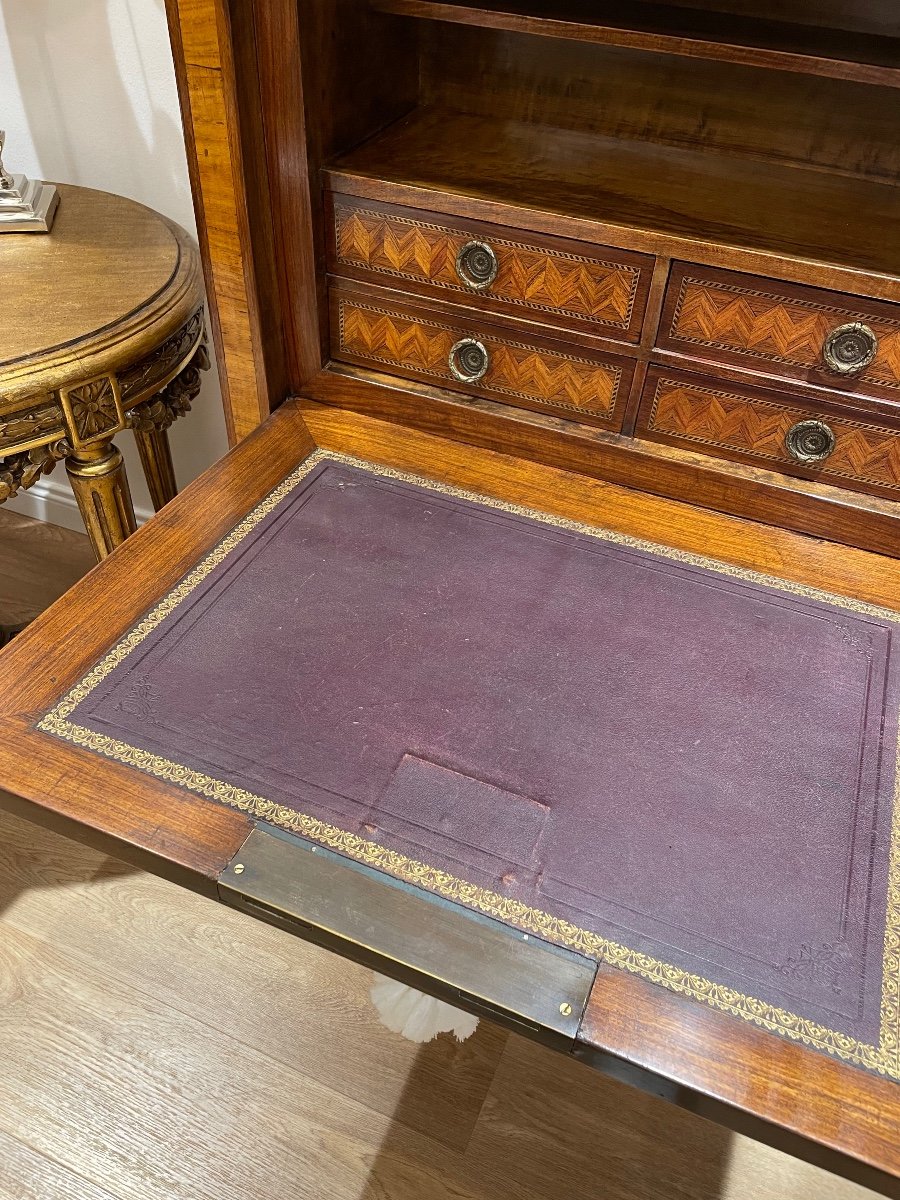 Secretaire Napoleone III in marqueterie-photo-4