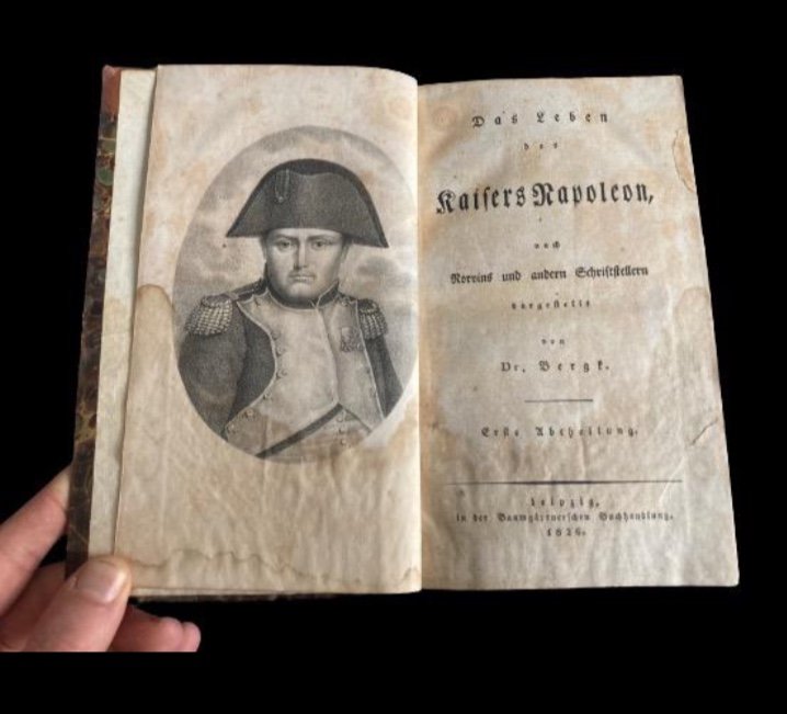 Napoleone Bonaparte 3 vol Dr.Berg 1826