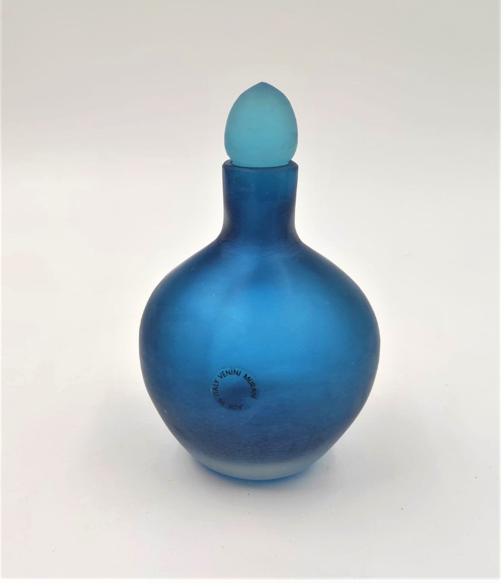 VENINI SERIE 'VELATI' BOTTIGLIA BLU, 1993