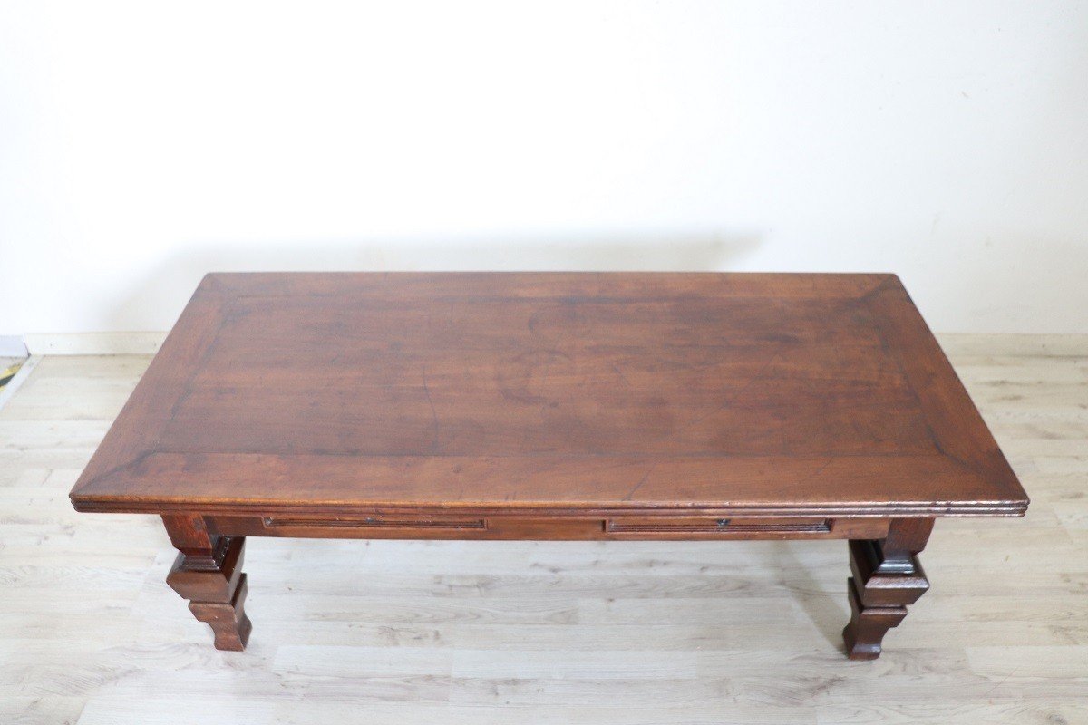 Tavolino da salotto grande rustico-photo-2