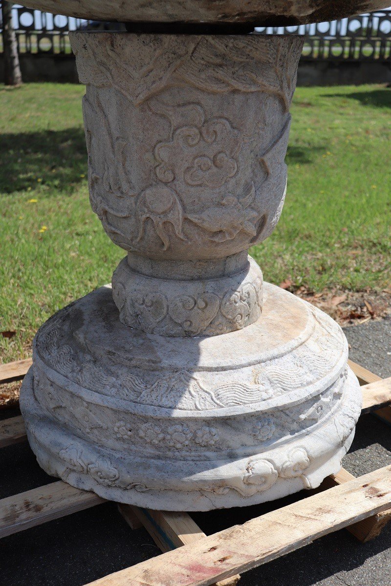 Vaso da giardino in marmo, Italia-photo-1