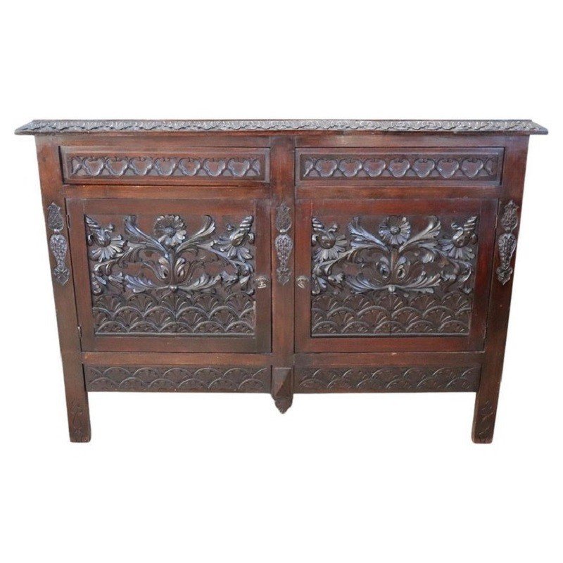 credenza in faggio inizio del XX secolo