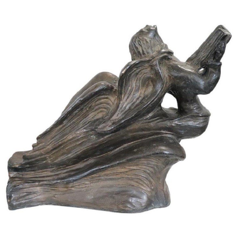 Angelo Art Deco, anni '20-'40, scultura in bronzo