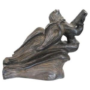 Angelo Art Deco, anni '20-'40, scultura in bronzo