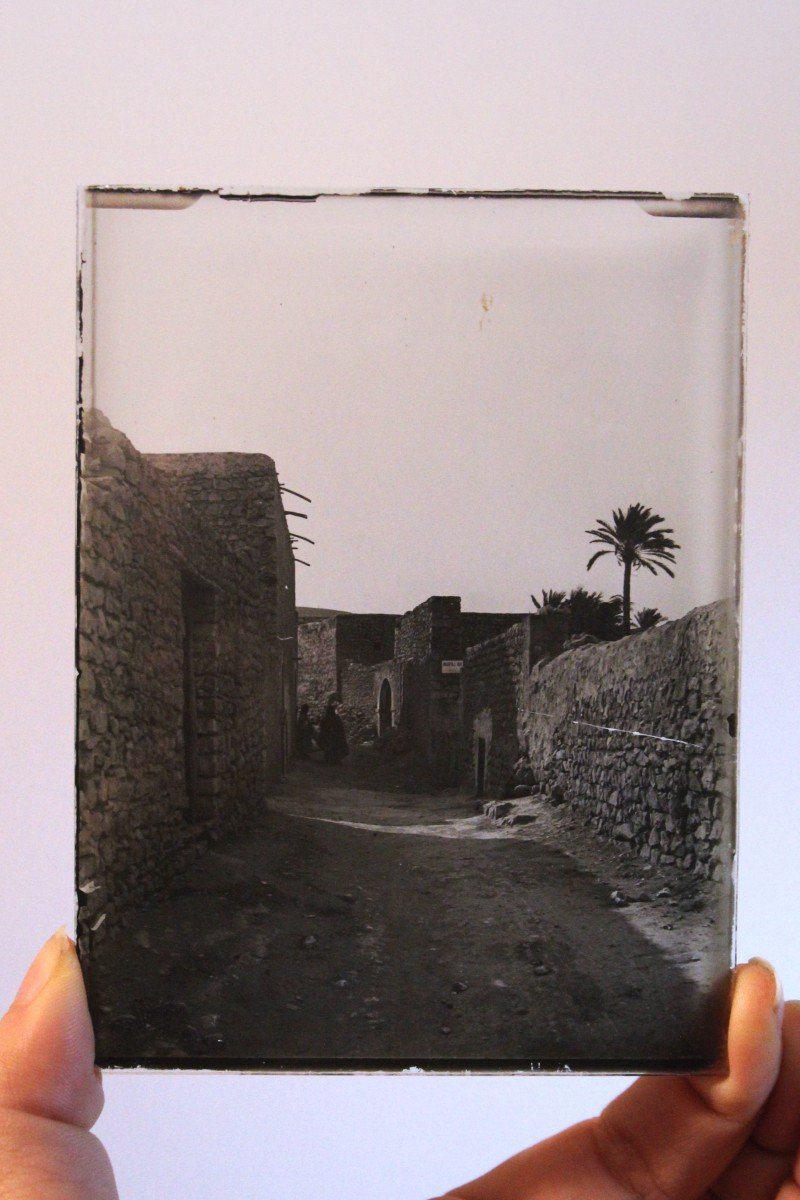 Lastre di vetro fotografiche vintage, fine 800' inizio 900' di colonia Tedesca-photo-4