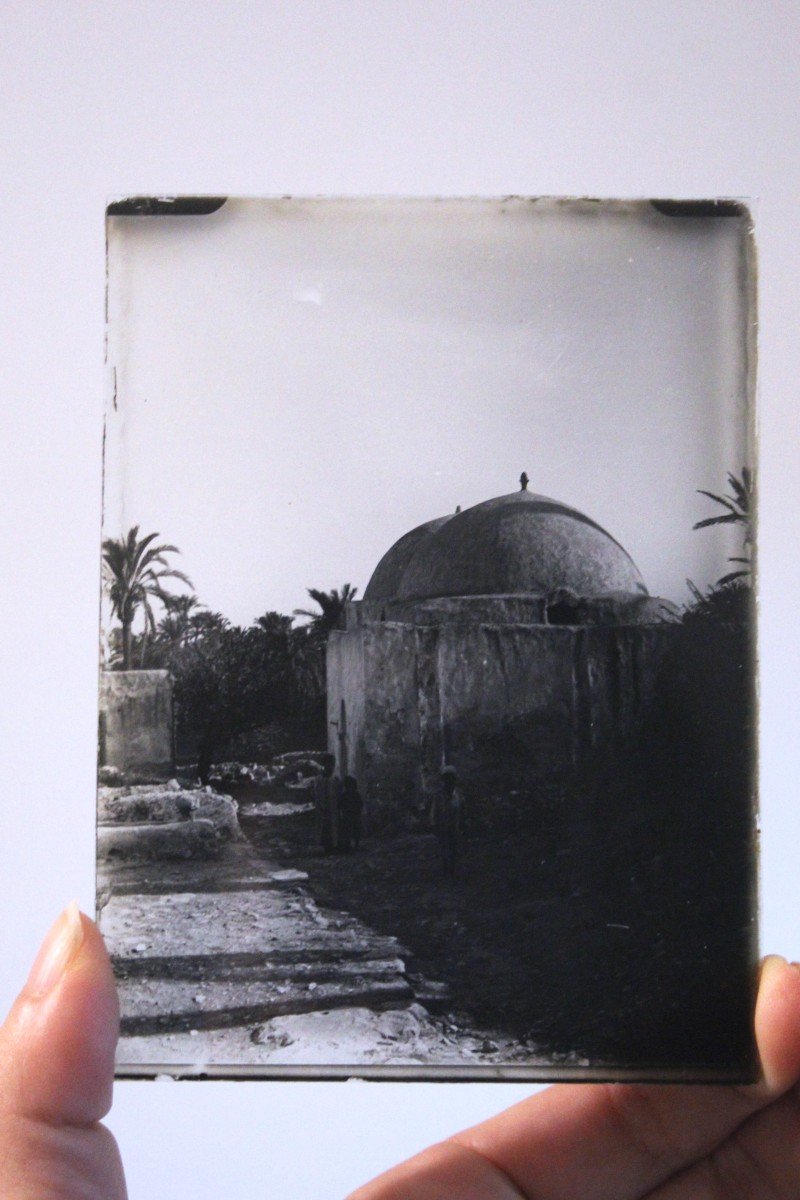 Lastre di vetro fotografiche vintage, fine 800' inizio 900' di colonia Tedesca-photo-5