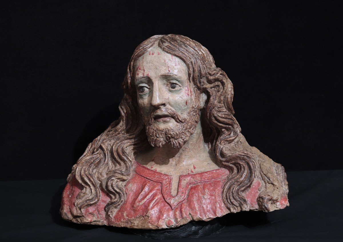 Busto di Cristo in terracotta, '500-photo-2