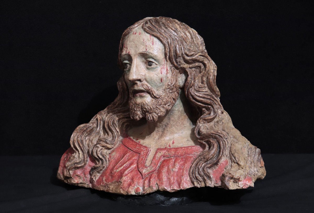Busto di Cristo in terracotta, '500