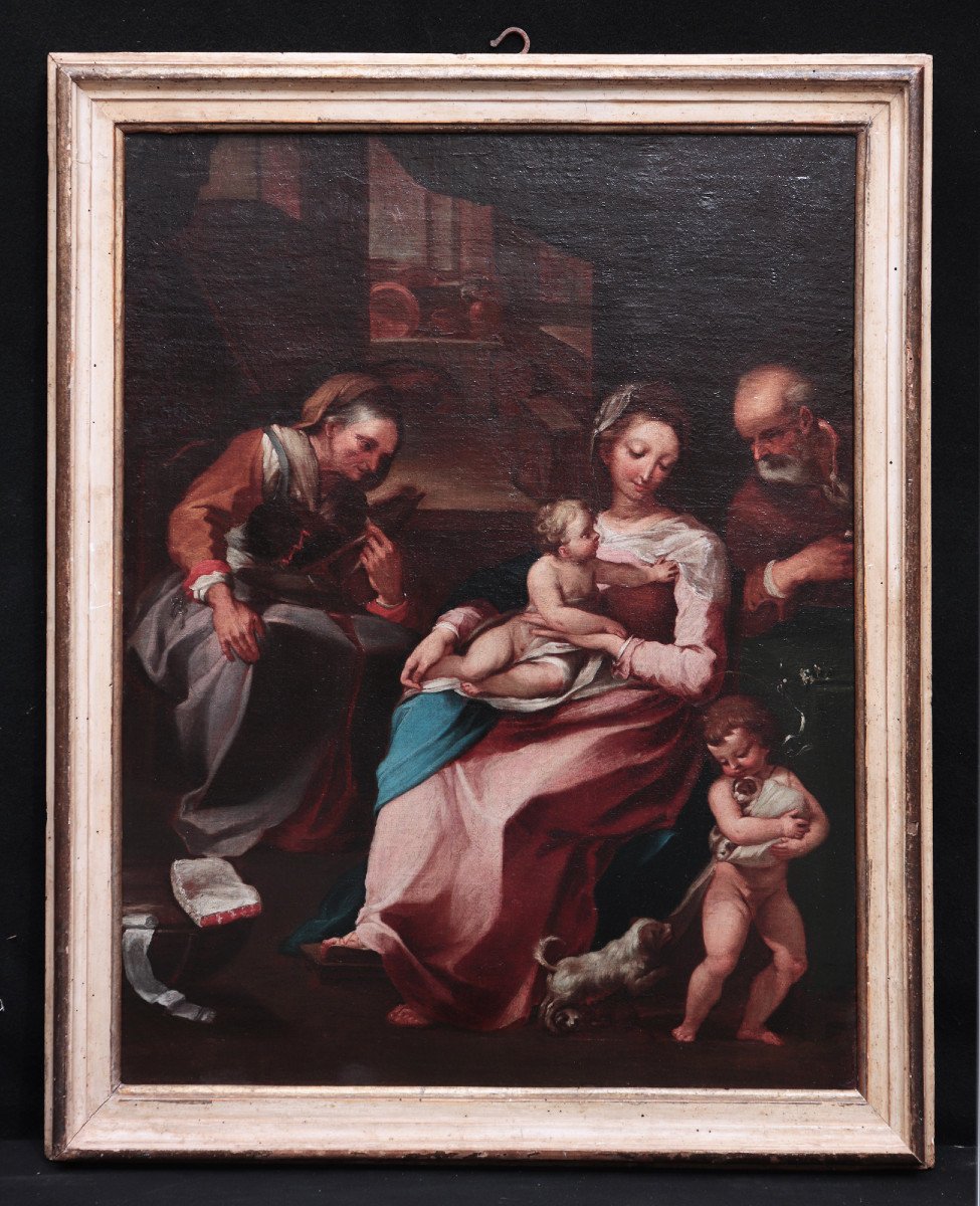 Ventura Salimbeni (siena 1568-1613) - Sacra Famiglia-photo-2