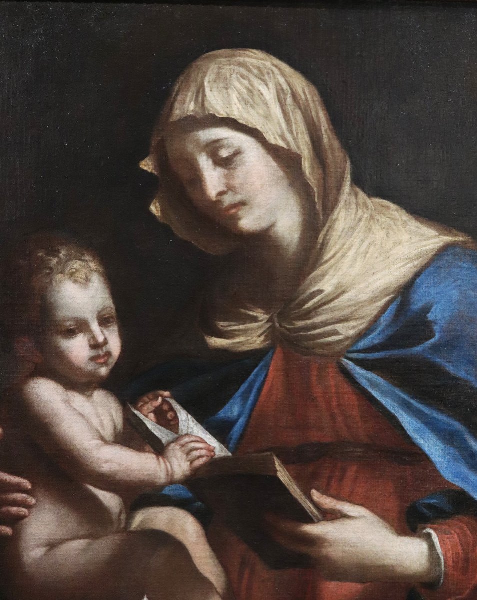 Bartolomeo Gennari (Bologna 1594-1661) - Madonna con Bambino-photo-3