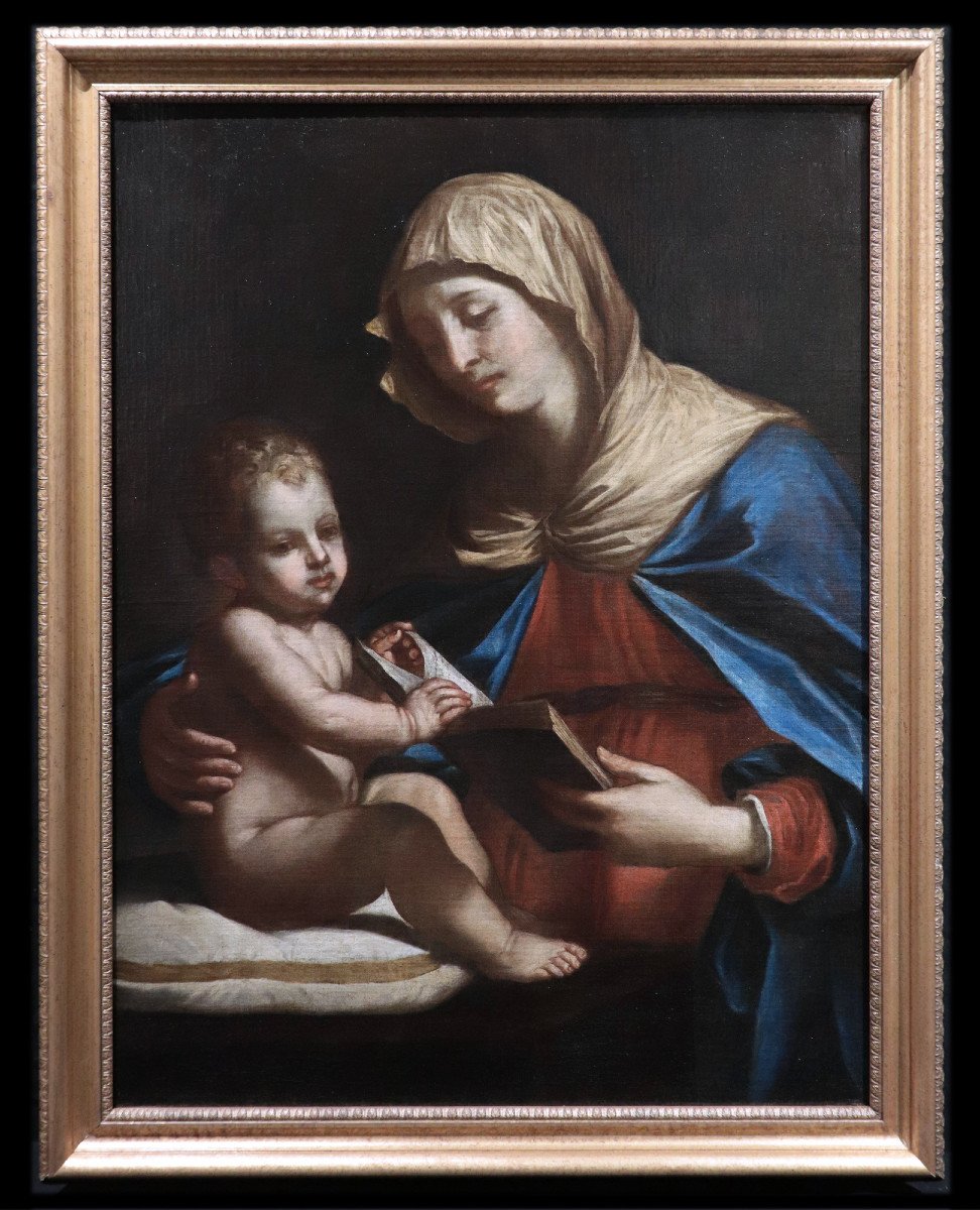 Bartolomeo Gennari (Bologna 1594-1661) - Madonna con Bambino-photo-4