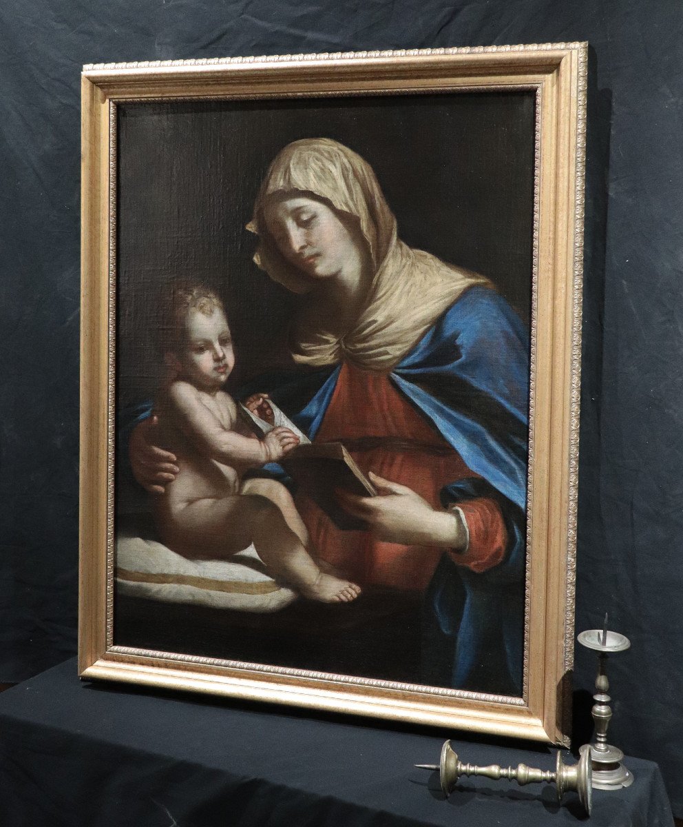 Bartolomeo Gennari (Bologna 1594-1661) - Madonna con Bambino