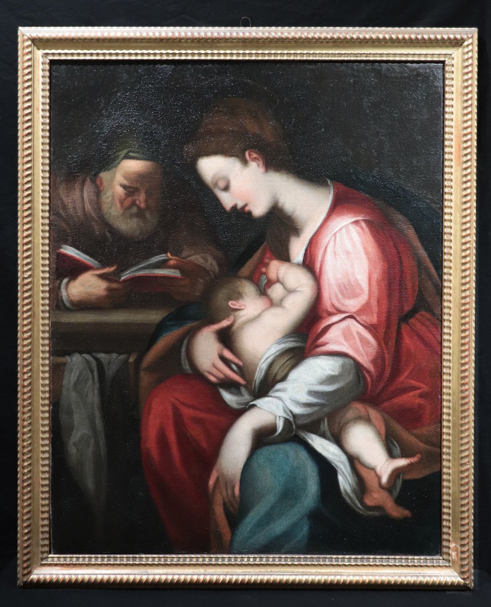 Giovanni Battista Paggi (Genova, 1554–1627) - Sacra Famiglia-photo-2