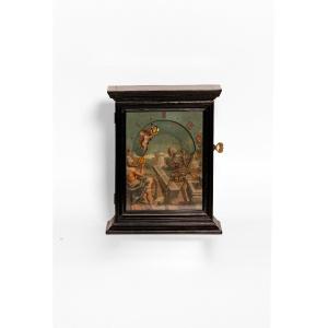 Raro Orologio Notturno in Miniatura, firmato Calin - Seconda metà del 1600