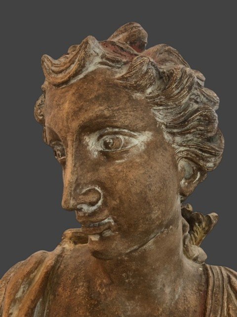 GRANDE SCULTURA IN TERRACOTTA-photo-8