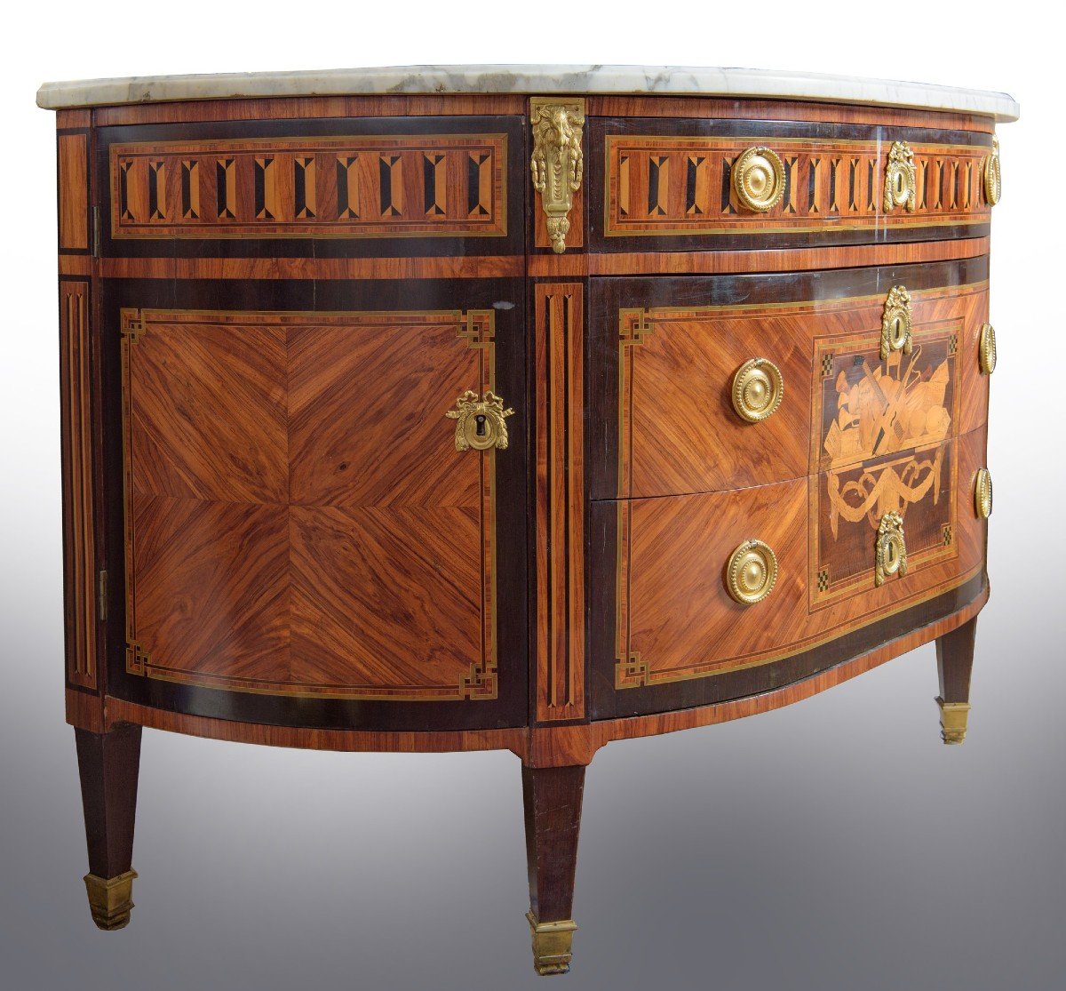 Commode piemontese - fine XVIII secolo-photo-2