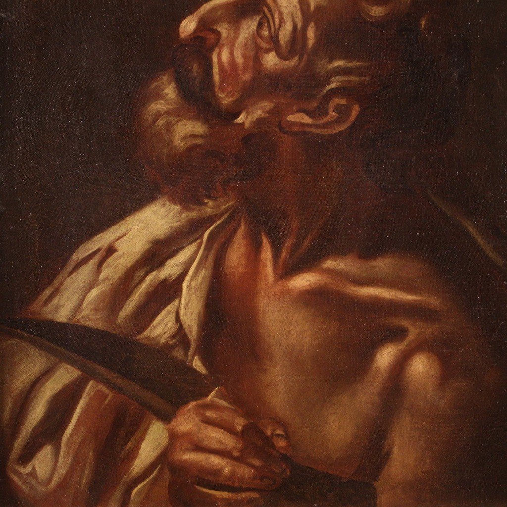 Dipinto religioso del XVII secolo, San Bartolomeo-photo-4