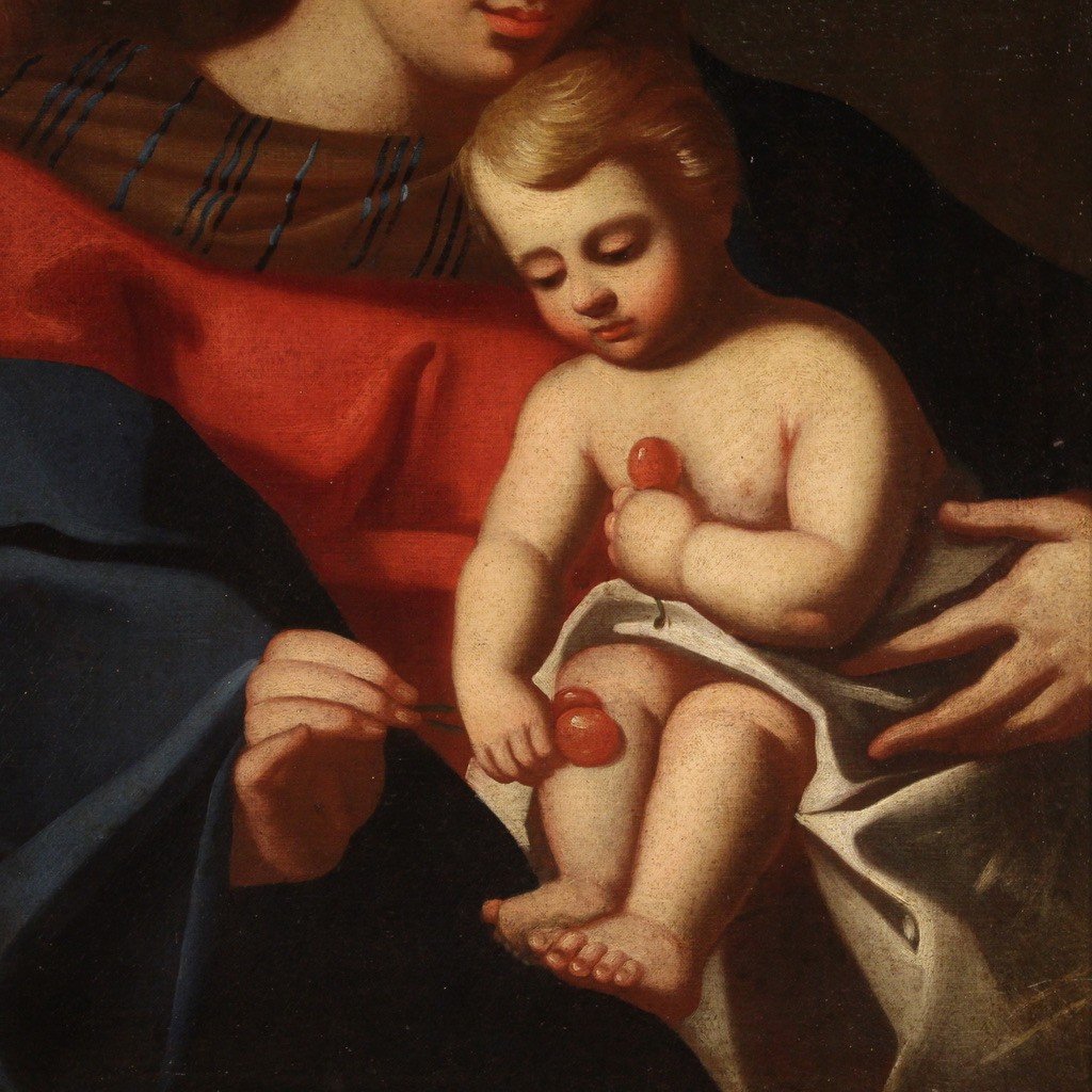 Quadro religioso italiano del XVIII secolo, Sacra Famiglia-photo-1